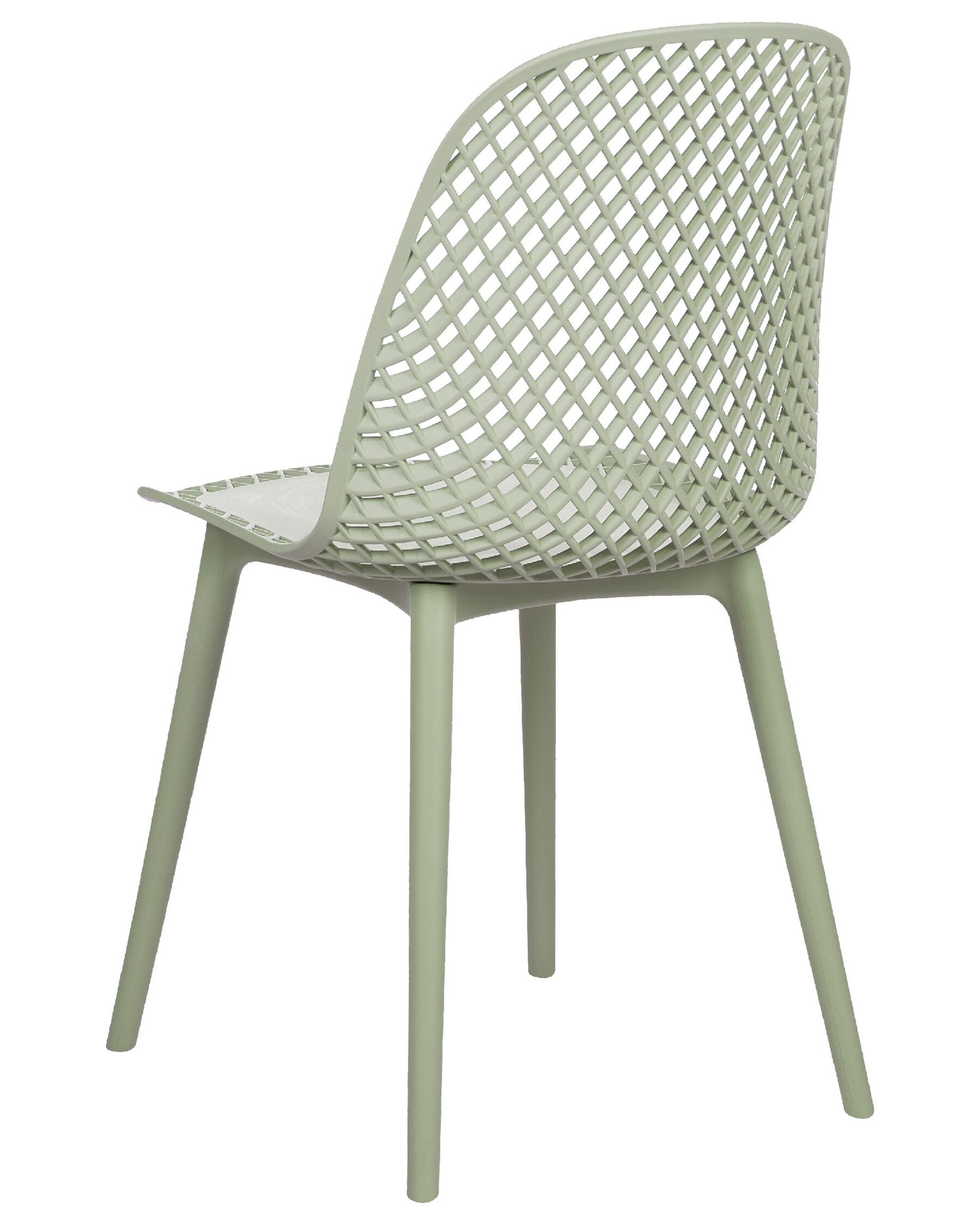Mint Green Polypropylene Cafe Chair