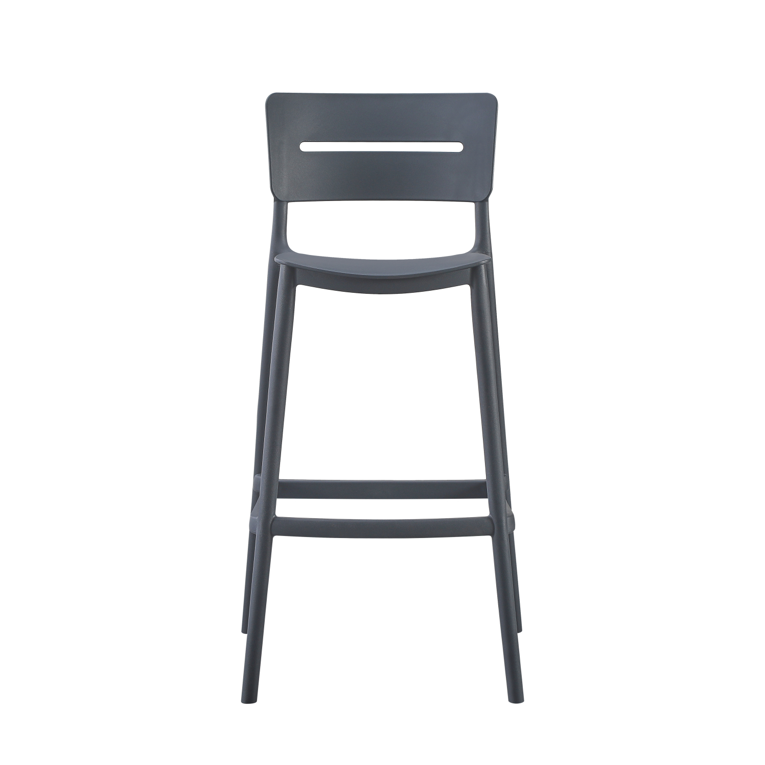 PP Bar Chair Dark Gray-PP Chair