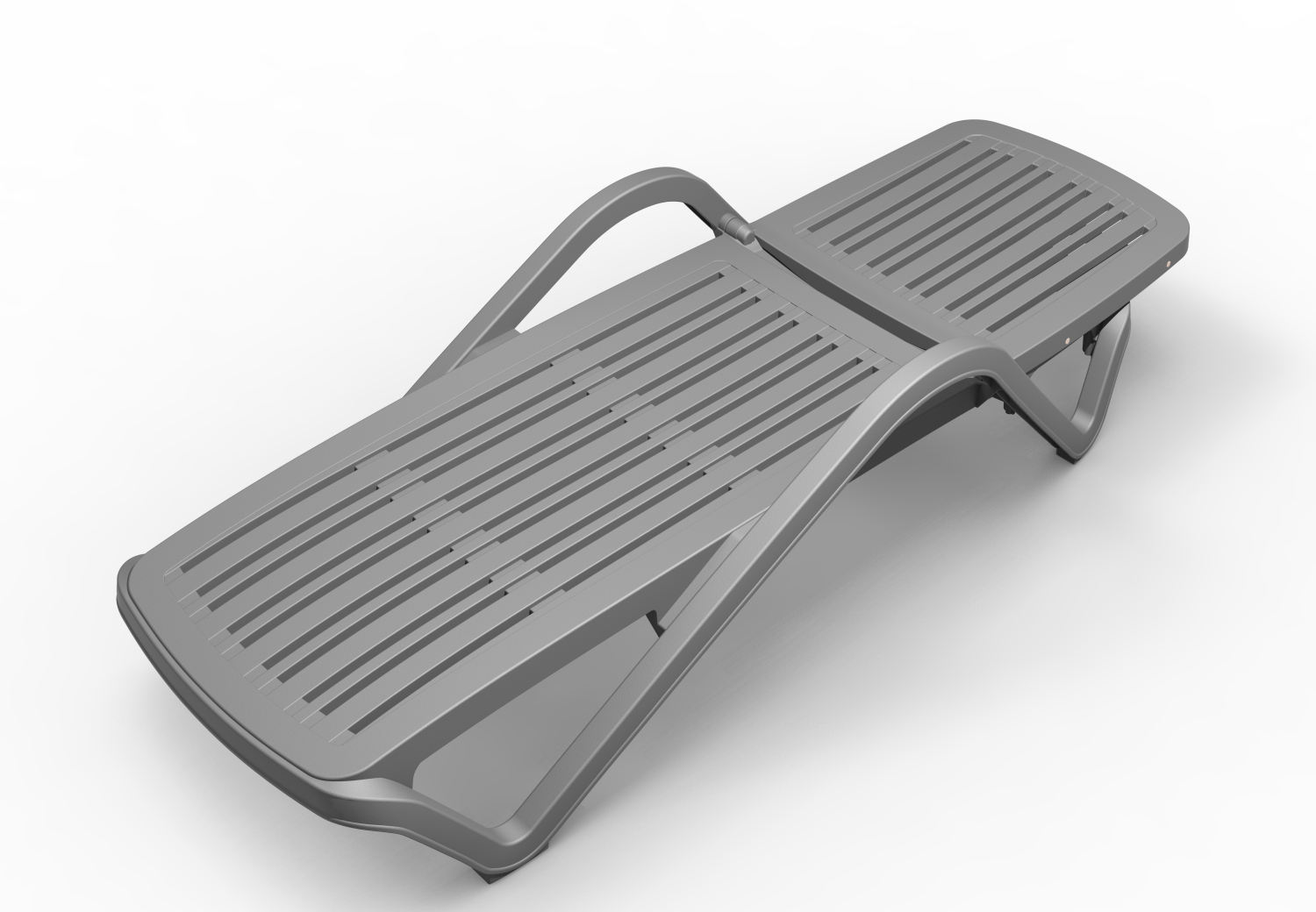 Adjustable PP Plastic Outdoor Chaise Lounge Chair - Weatherproof Sun Lounger for Poolside, Patio & Hotel Use