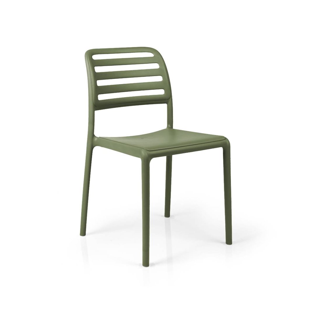Olive Polypropylene Side Chair-PP Chair