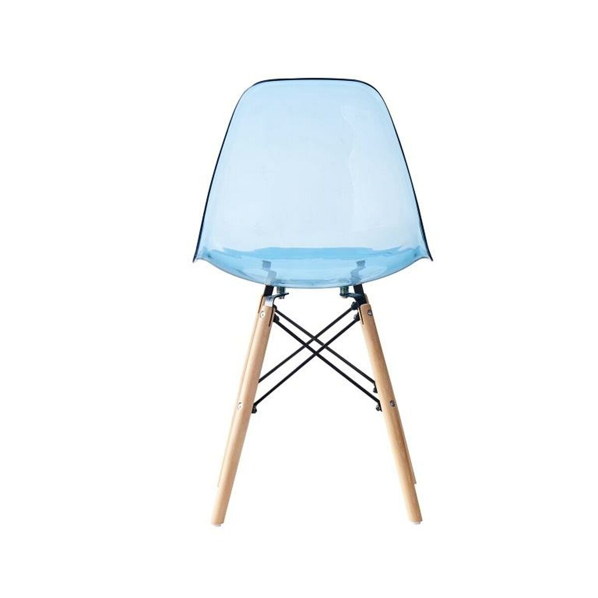 DSW Chair Transparent Light Blue-PP Chair