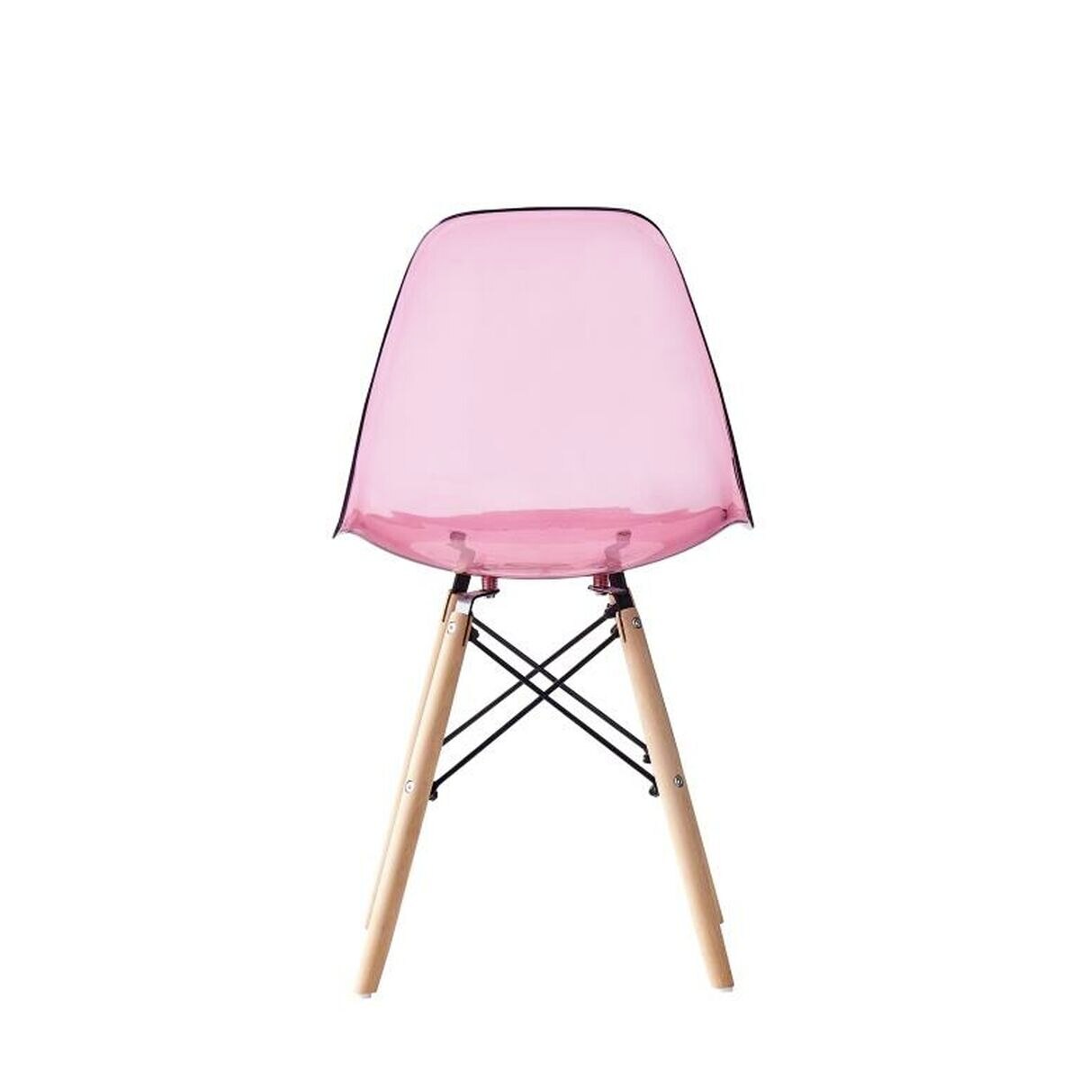 DSW Chair Transparent Pink-PP Chair
