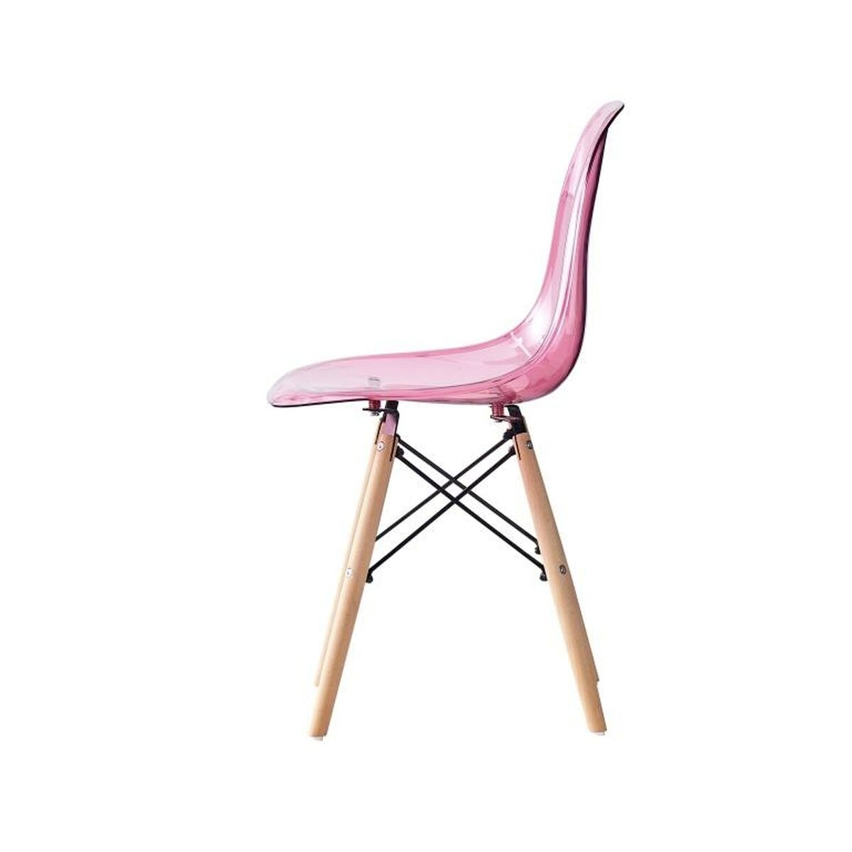 DSW Chair Transparent Pink-PP Chair