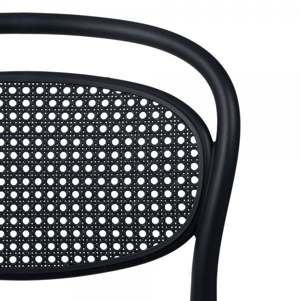 Black PP Bar Stool-PP Chair