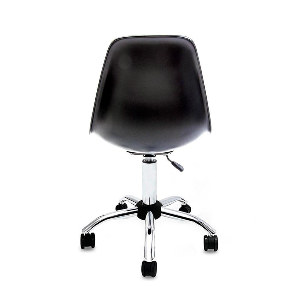 Plastic Office Desk Chair DSW Style In Black-PP Chair