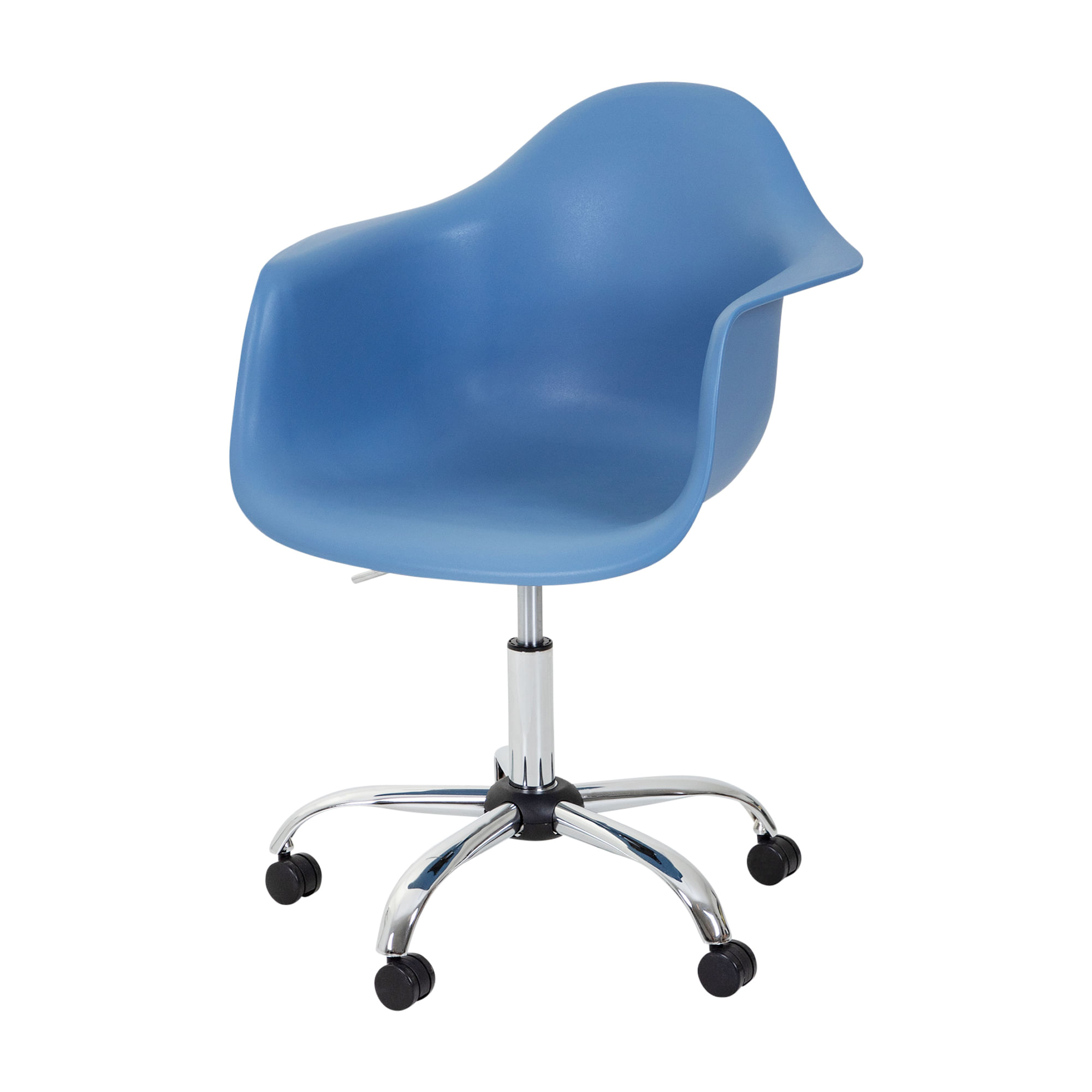 Blue Eames DAW Style Plastic Desk Chair-PP Chair
