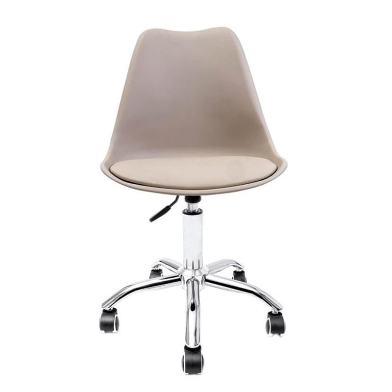 Taupe Tulip Desk Chair-PP Chair