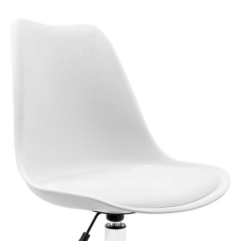 White Tulip Desk Chair-PP Chair