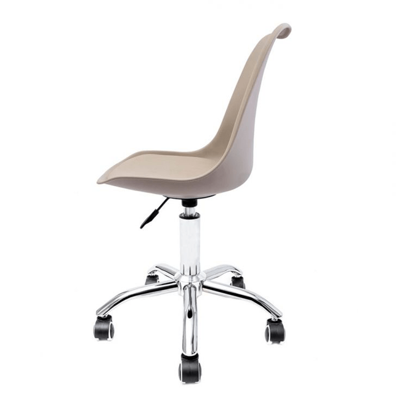 Taupe Tulip Desk Chair-PP Chair
