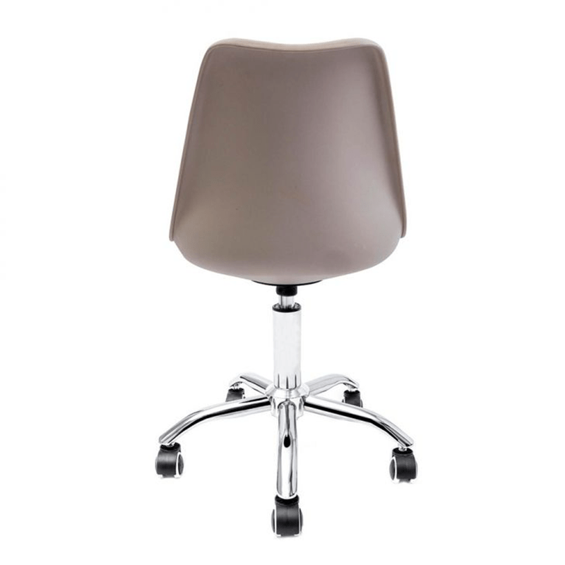Taupe Tulip Desk Chair-PP Chair