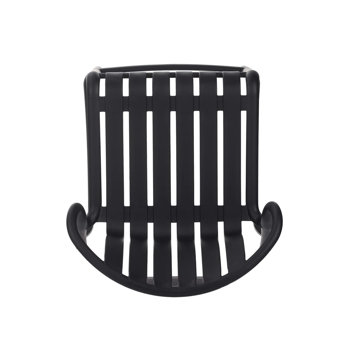 Black Polypropylene Bar Stool – Sleek & Commercial-Grade Counter Seating