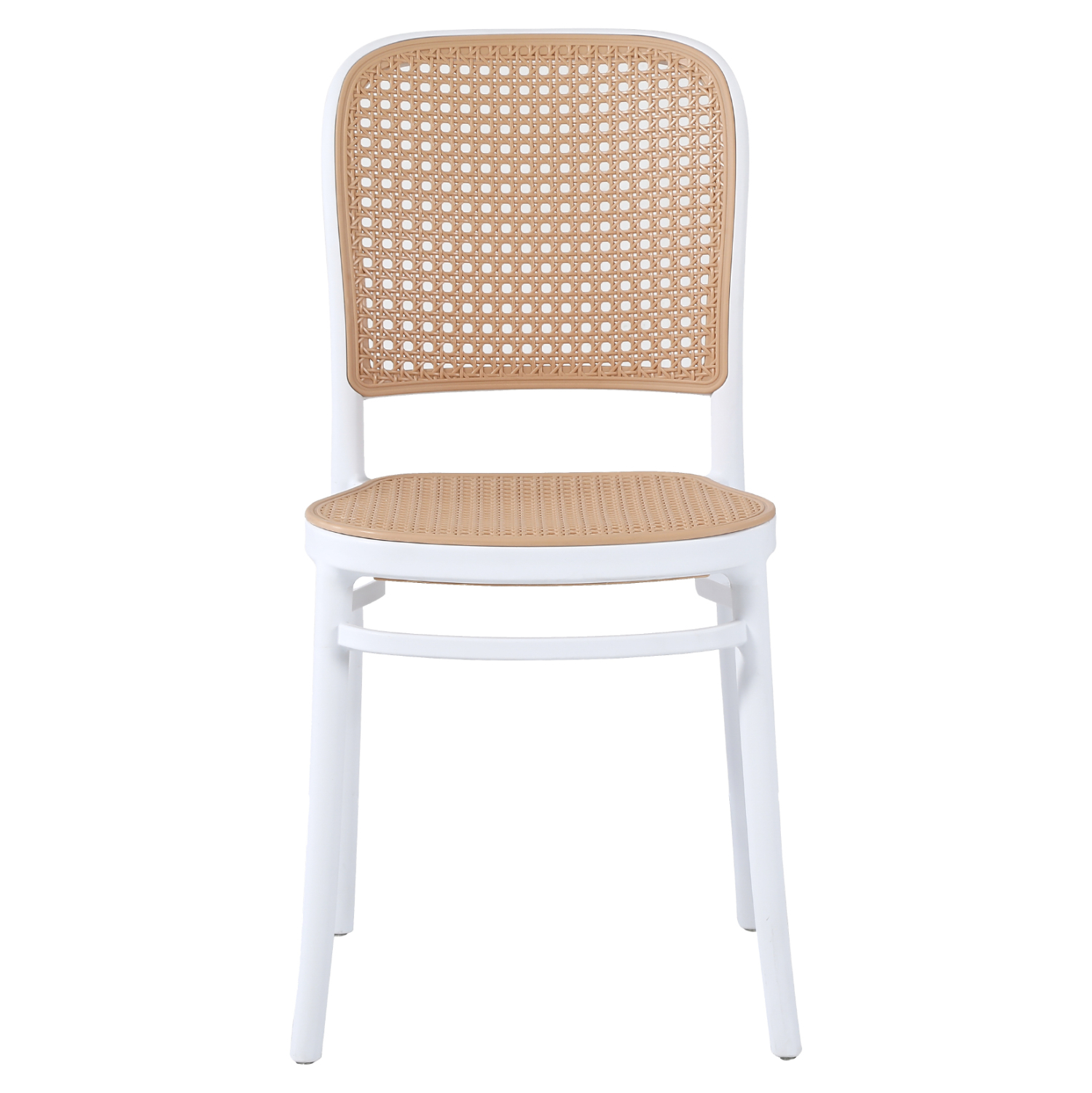 White-Beige PP Chair-PP Chair