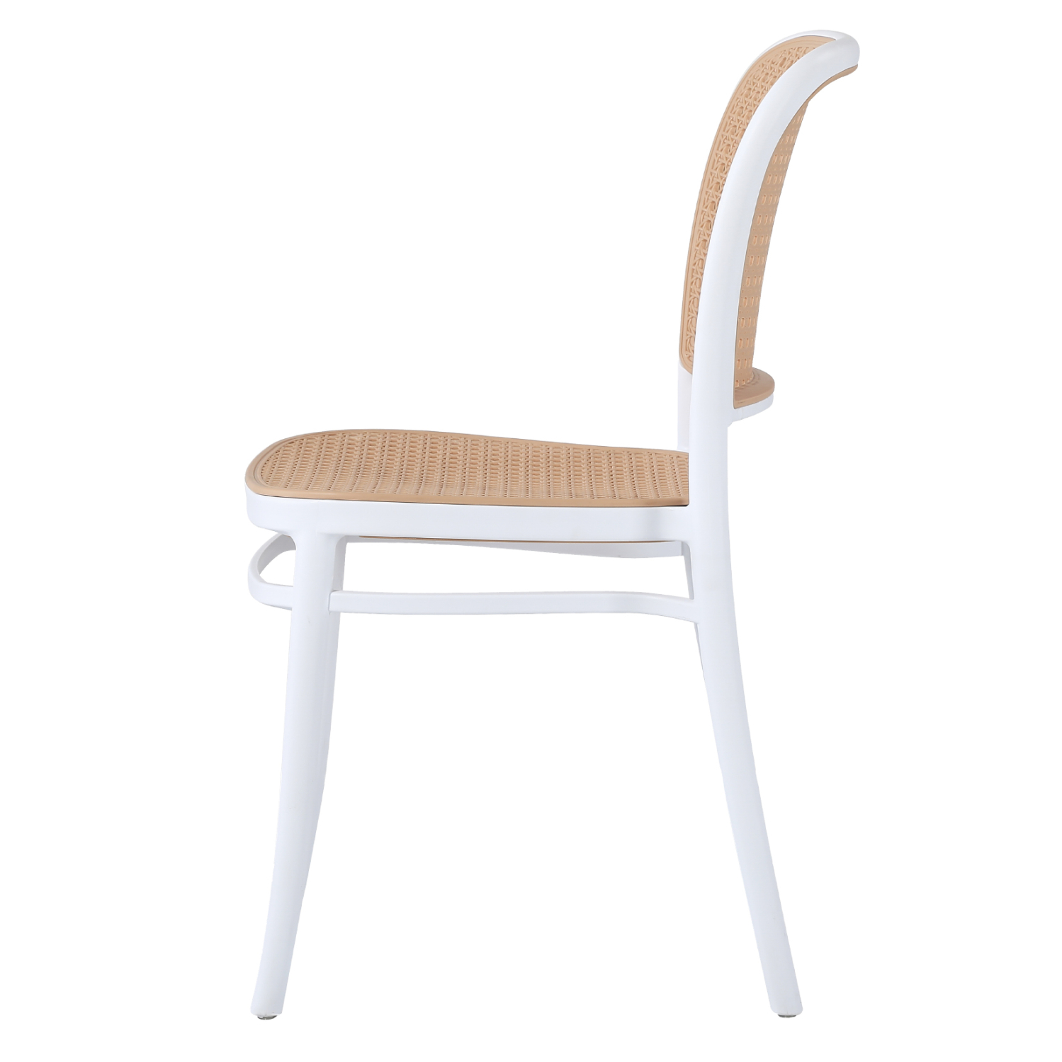 White-Beige PP Chair-PP Chair