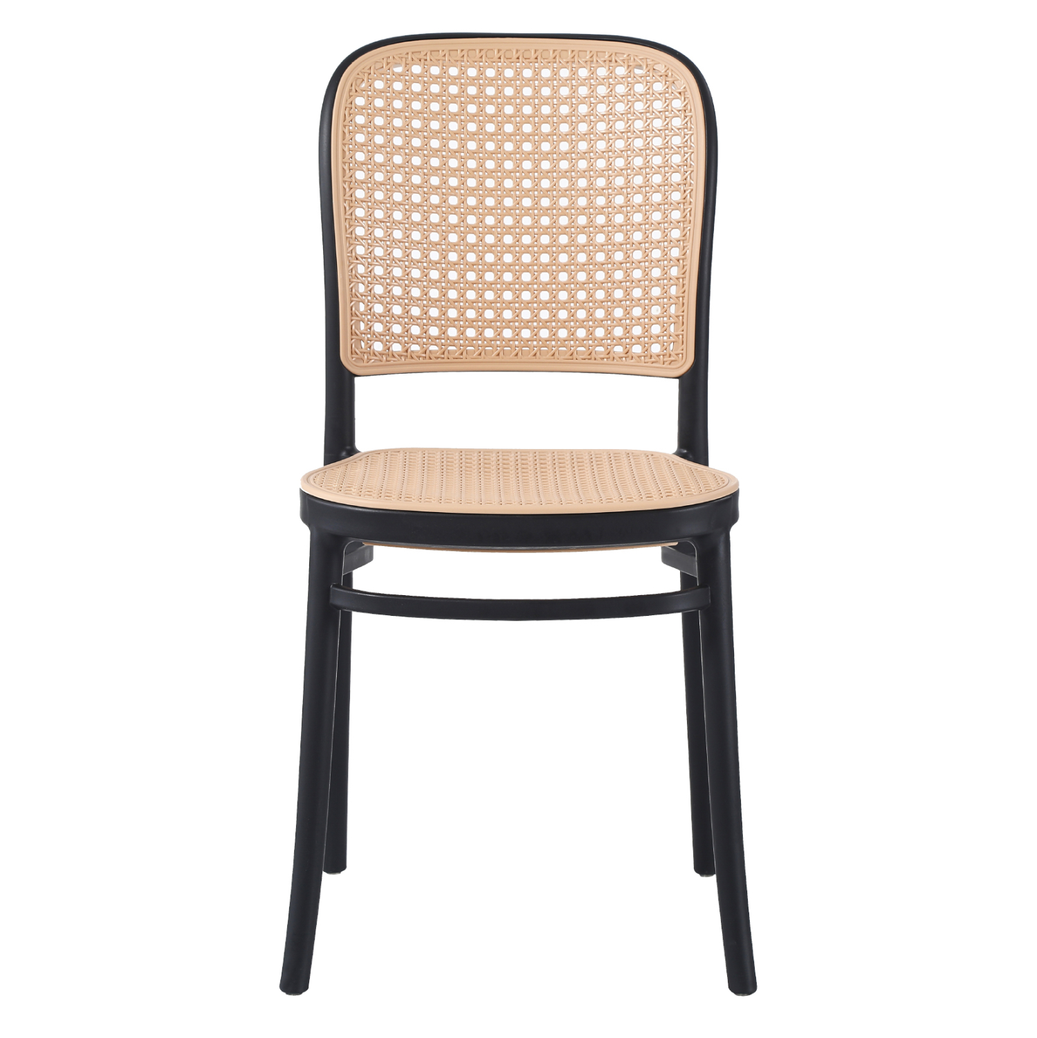 Black-Beige PP Chair-PP Chair
