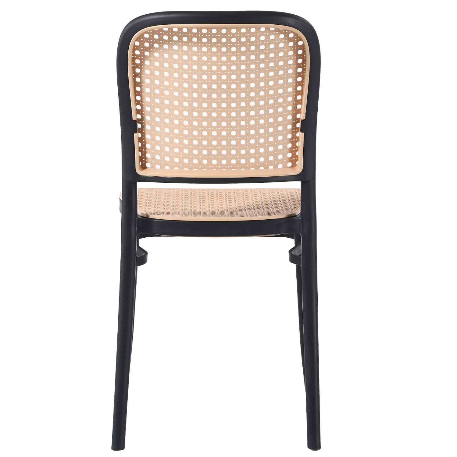 Black-Beige PP Chair-PP Chair