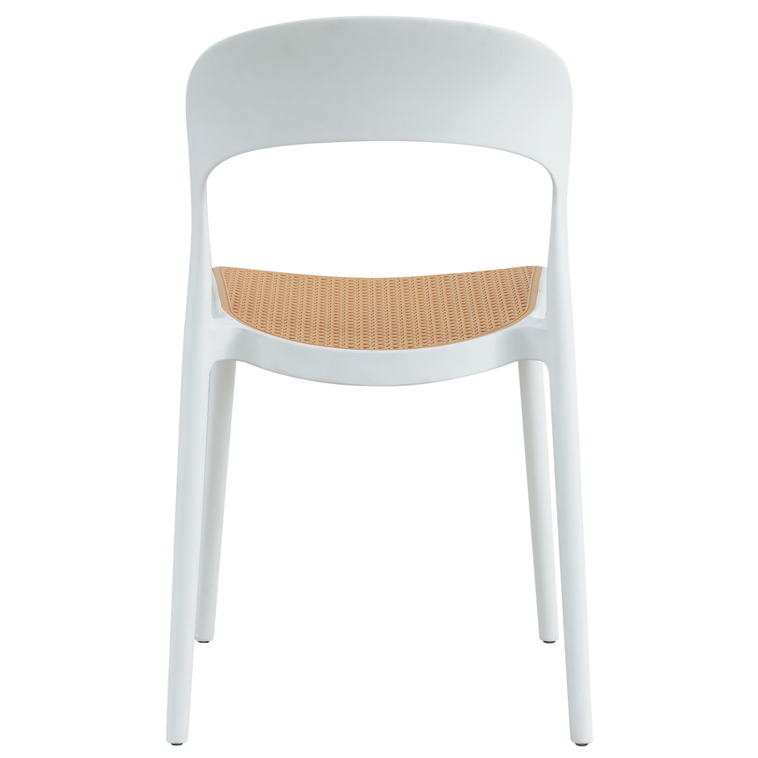 Cheap white-beige plastic chair-PP Chair