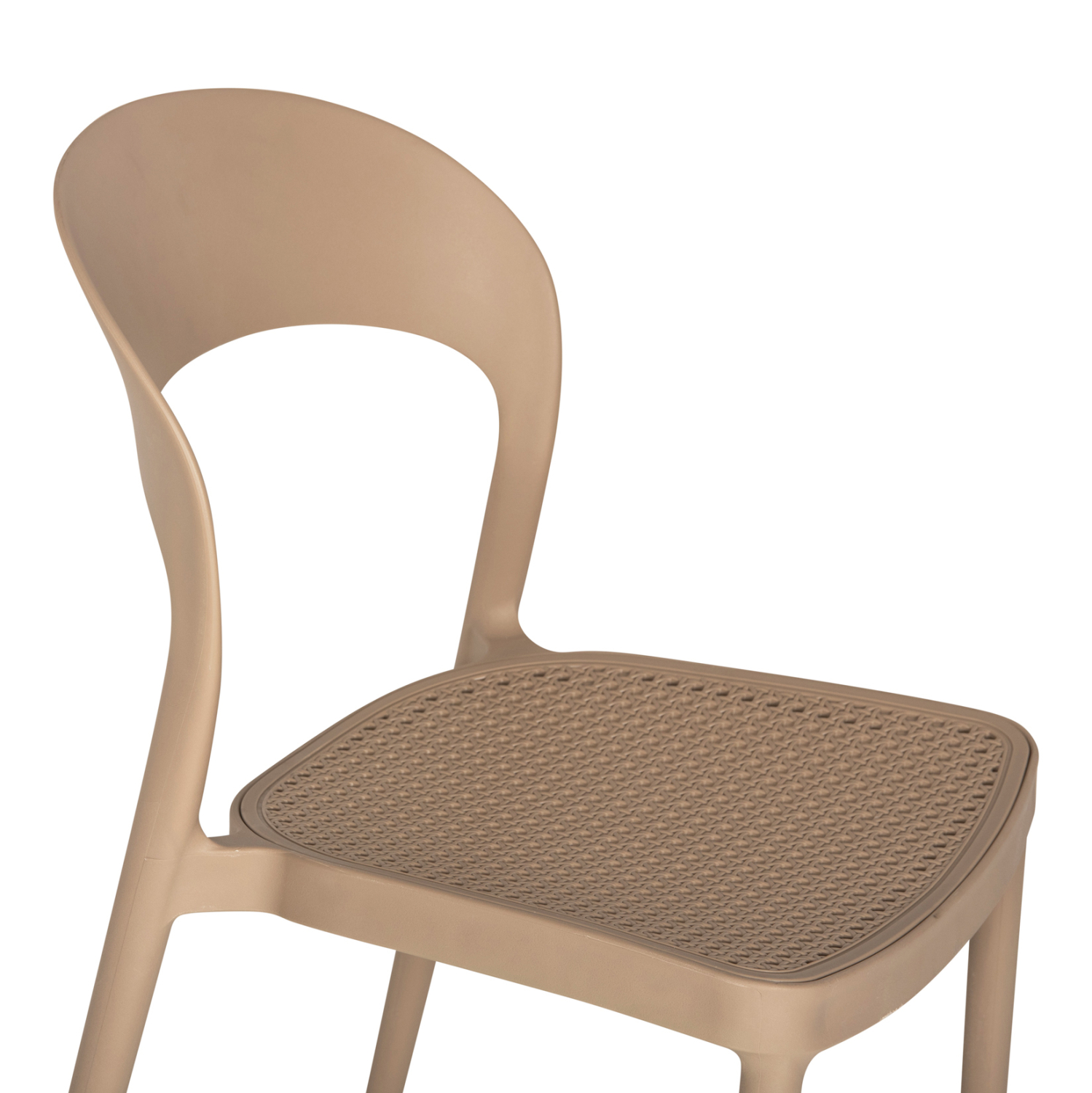 Cheap taupe plastic chair-PP Chair