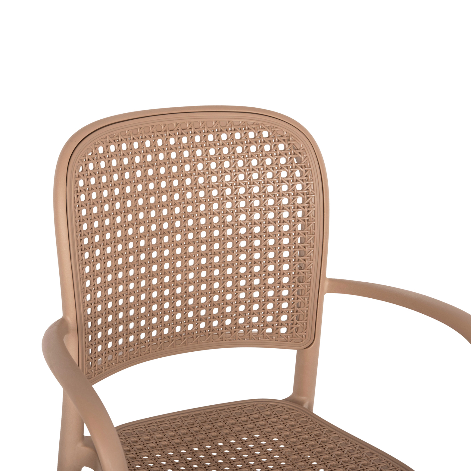 Taupe PP Armchair-PP Chair