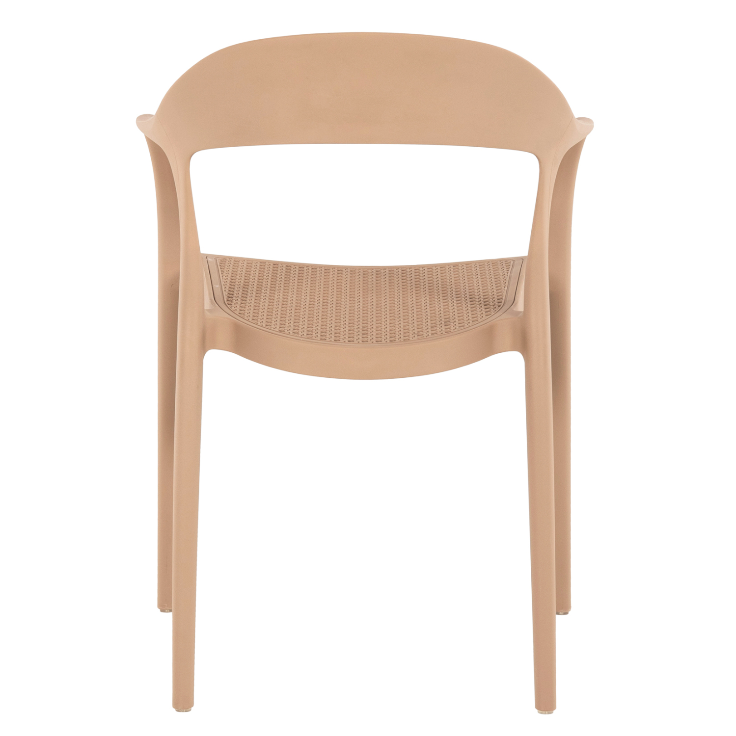 Taupe PP Material Armchair-PP Chair