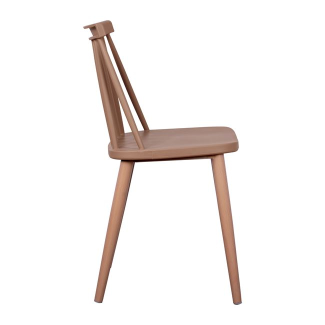 Windsor Dining Side Chair Brown-PP Chair