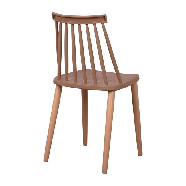 Windsor Dining Side Chair Brown-PP Chair