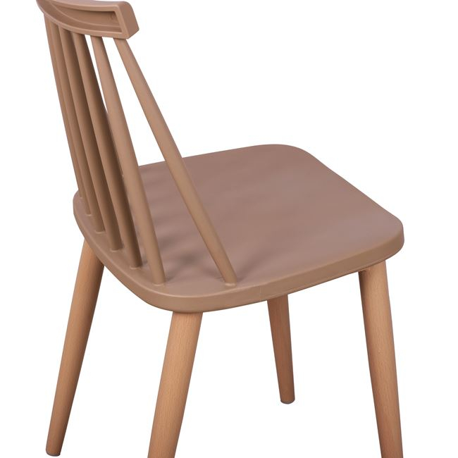Windsor Dining Side Chair Brown-PP Chair