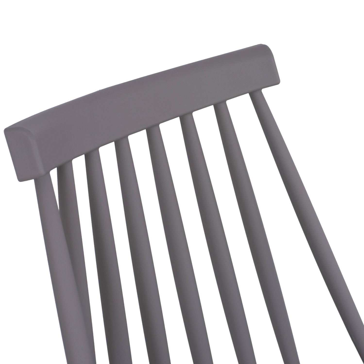Modern Windsor Style PP Plastic Dining Chair with Heat-Transfer Metal Legs - Commercial Cafe & Kitchen Chair