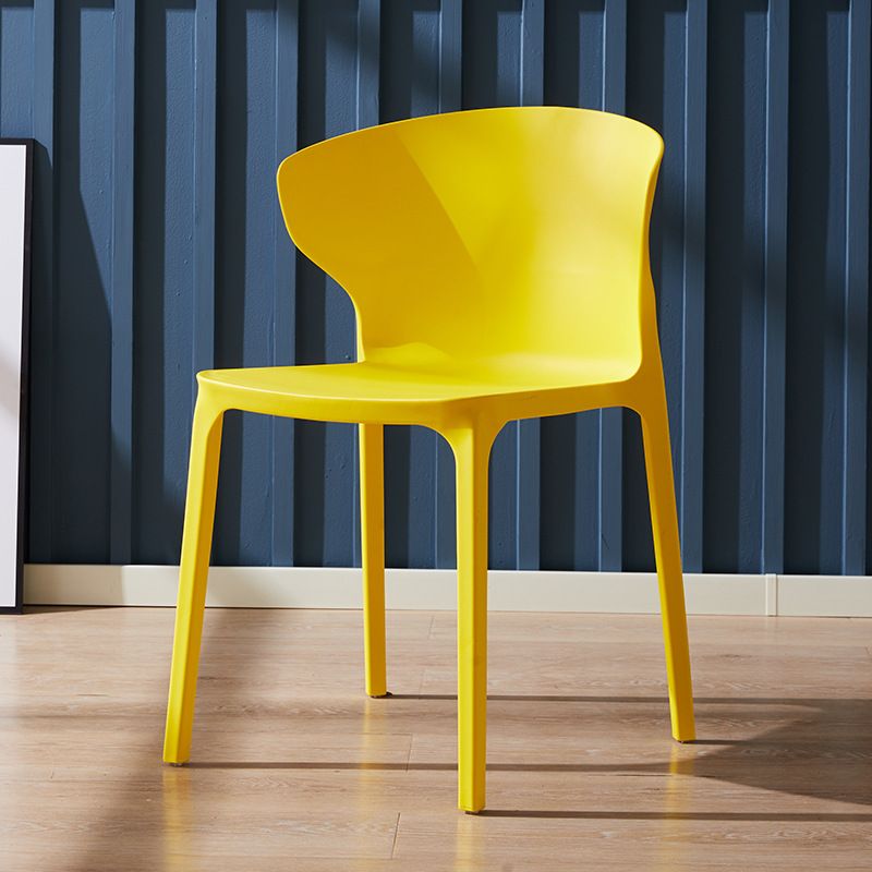 Yellow plastic elephant ear chair-PP Chair