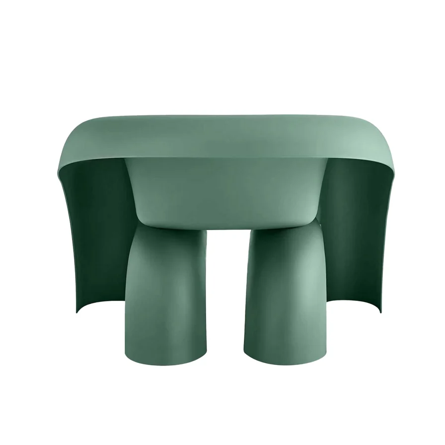 PP Plastic Sculptural Lounge Armchair, Modern Accent Chair for Hotel Lobby & Interior Decor