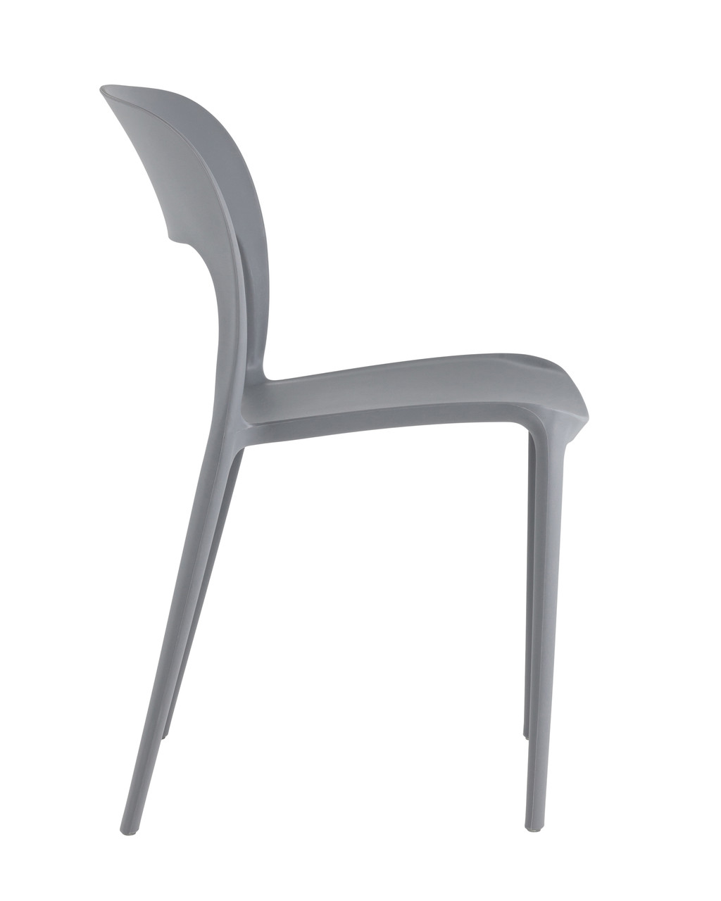Plastic Chair Dark Grey-PP Chair