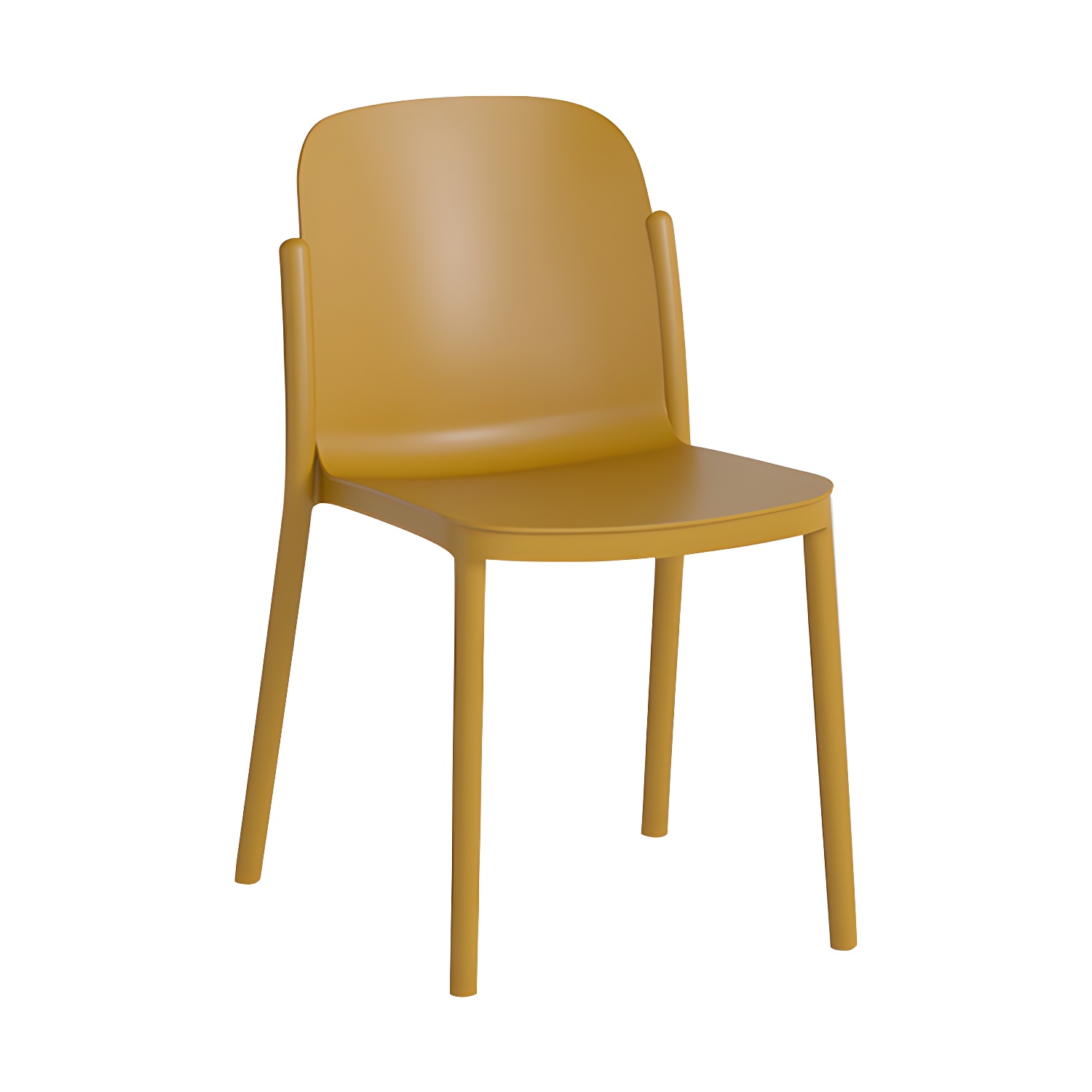 Mustard Plastic Chair-PP Chair