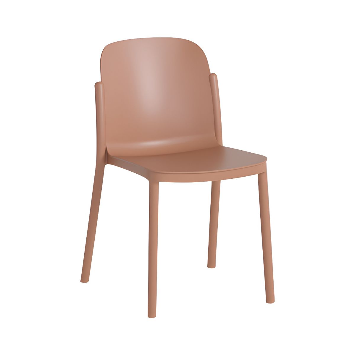 Dust Pink Plastic Chair-PP Chair