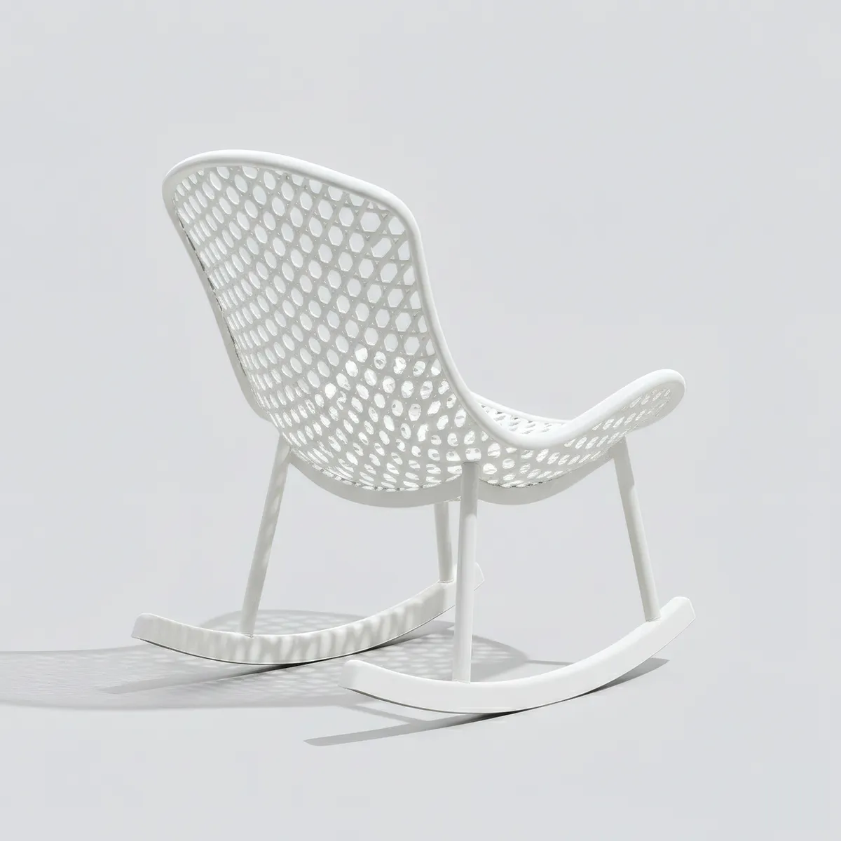 Modern PP Rocking Chair | Injection Molded Outdoor Lounge Chair Manufacturer China