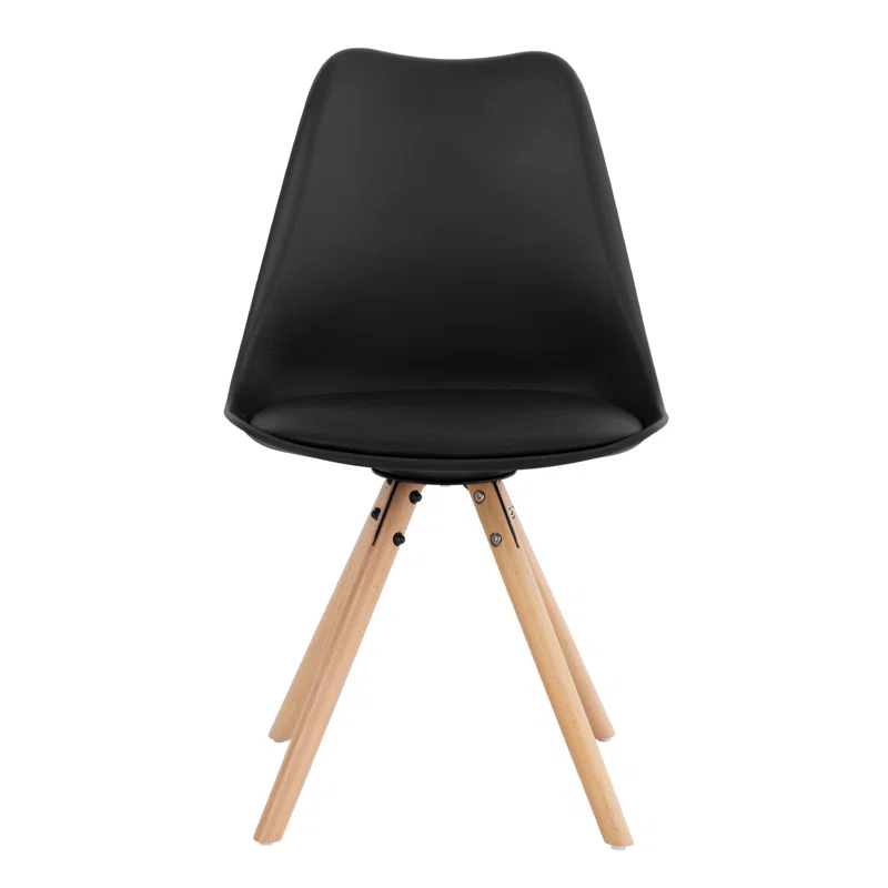 Plastic Kitchen Chair In Black-PP Chair