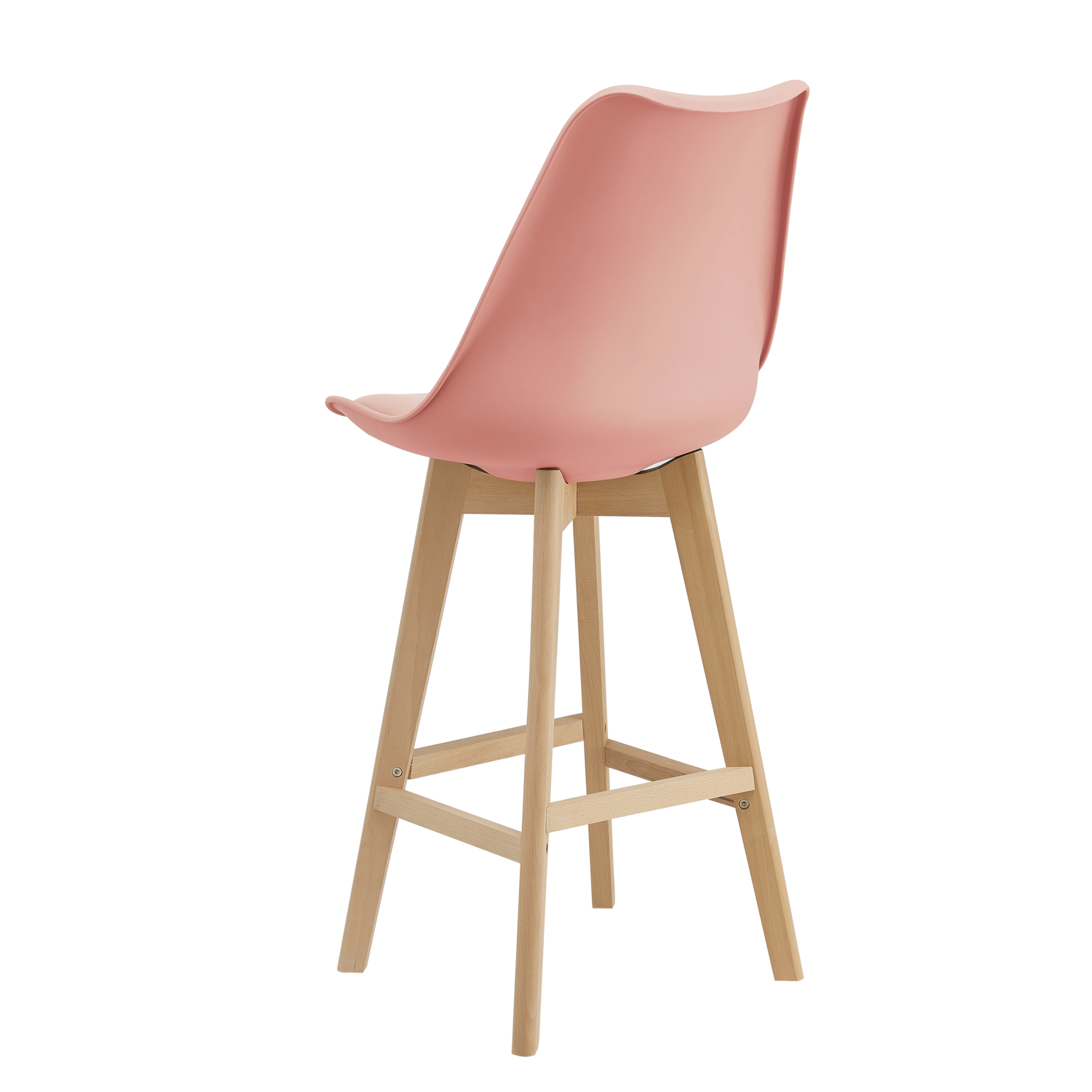 Tulip Bar Stool In Pink-PP Chair