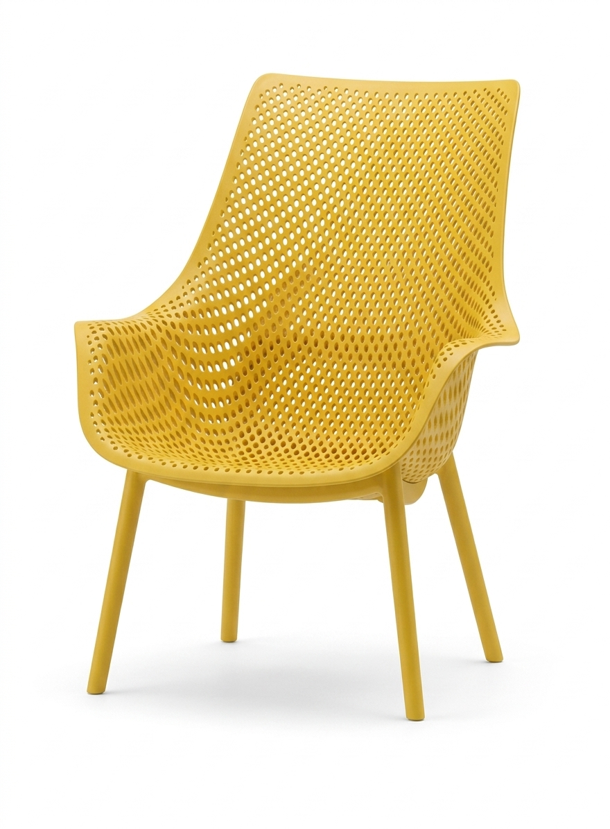 Modern Polypropylene Armchair | Injection Molded PP Outdoor Chair Manufacturer