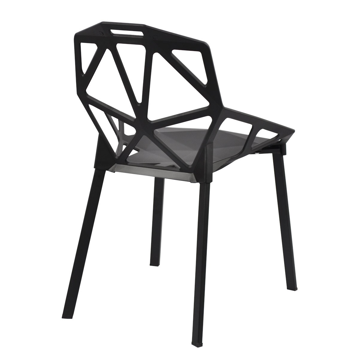 Black Magis Chairs One Chair Metal Feet-PP Chair