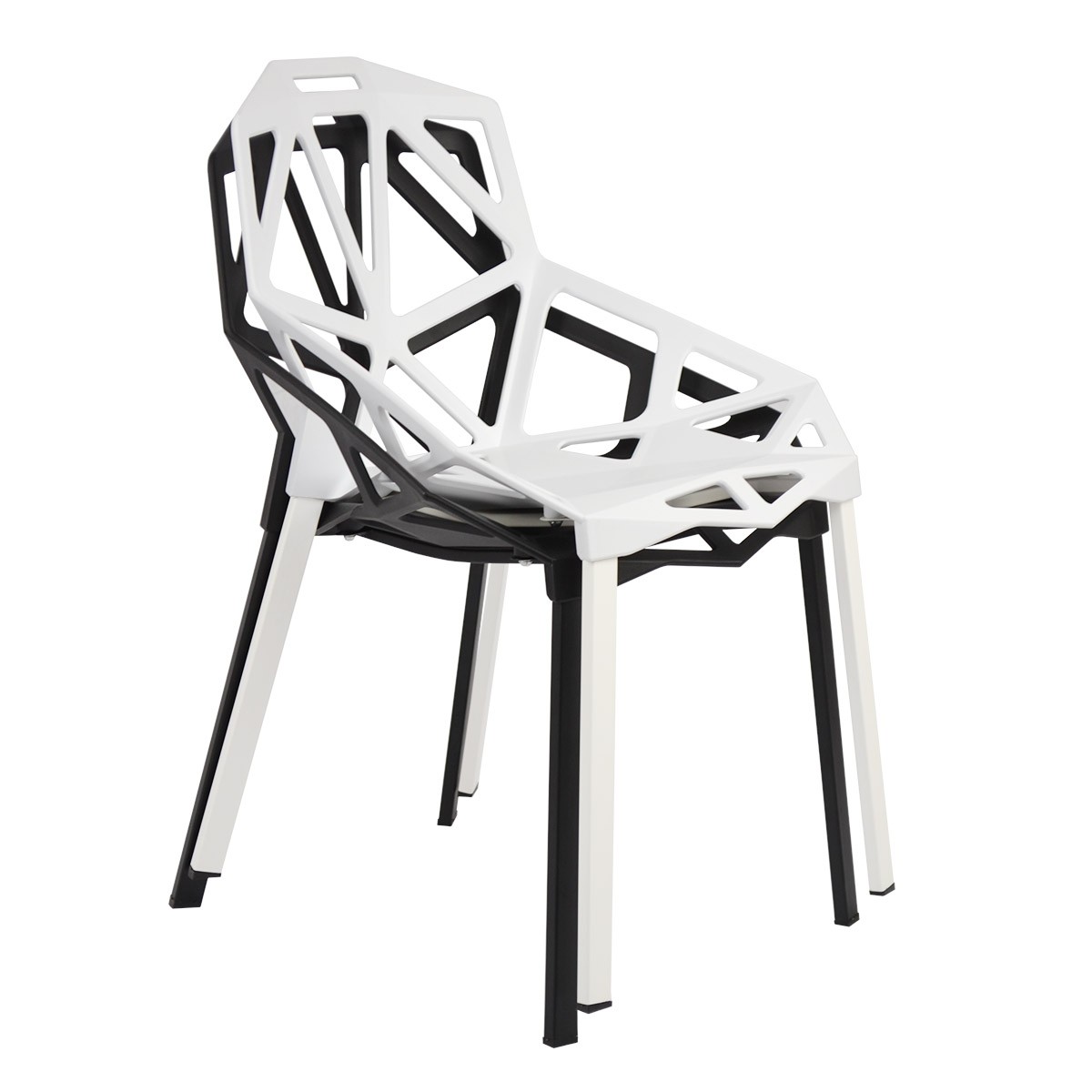 Black Magis Chairs One Chair Metal Feet-PP Chair