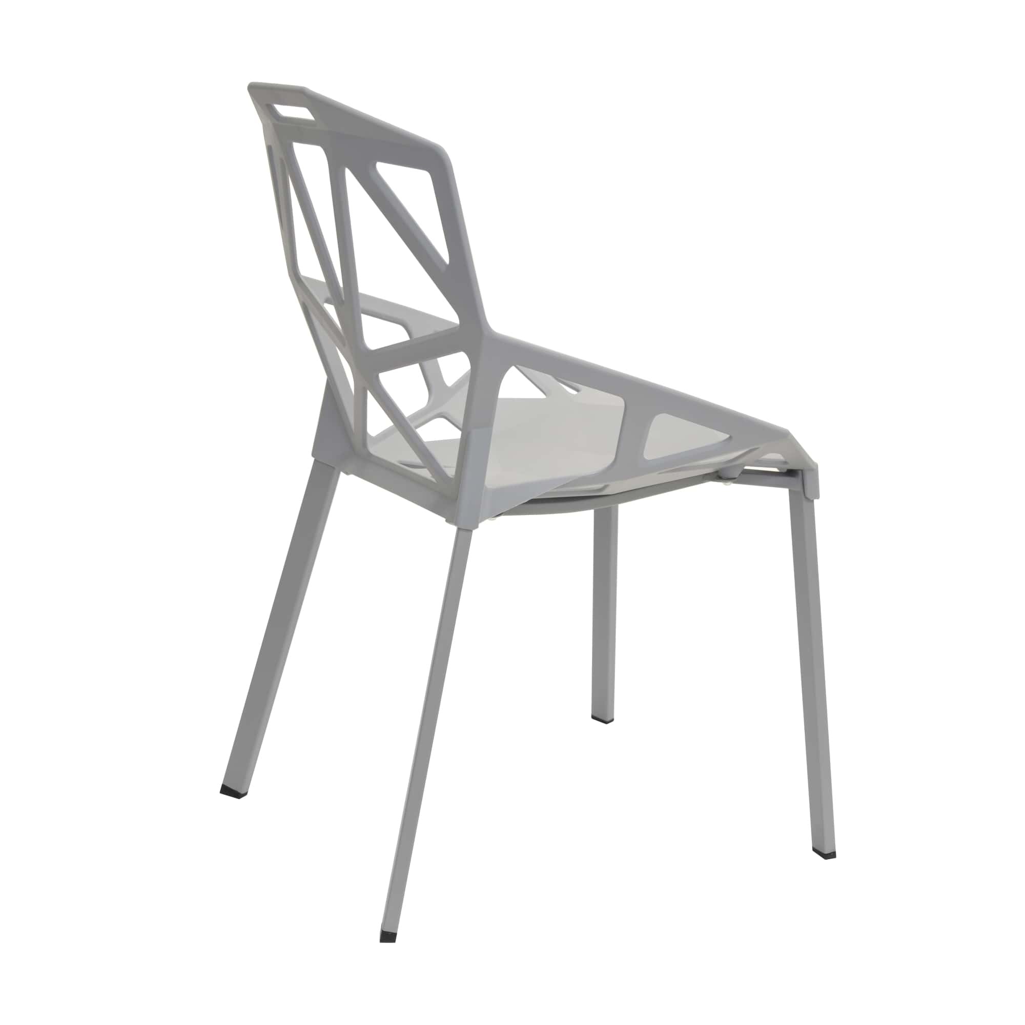 Warm Grey Magis Chairs One Chair Metal Feet-PP Chair