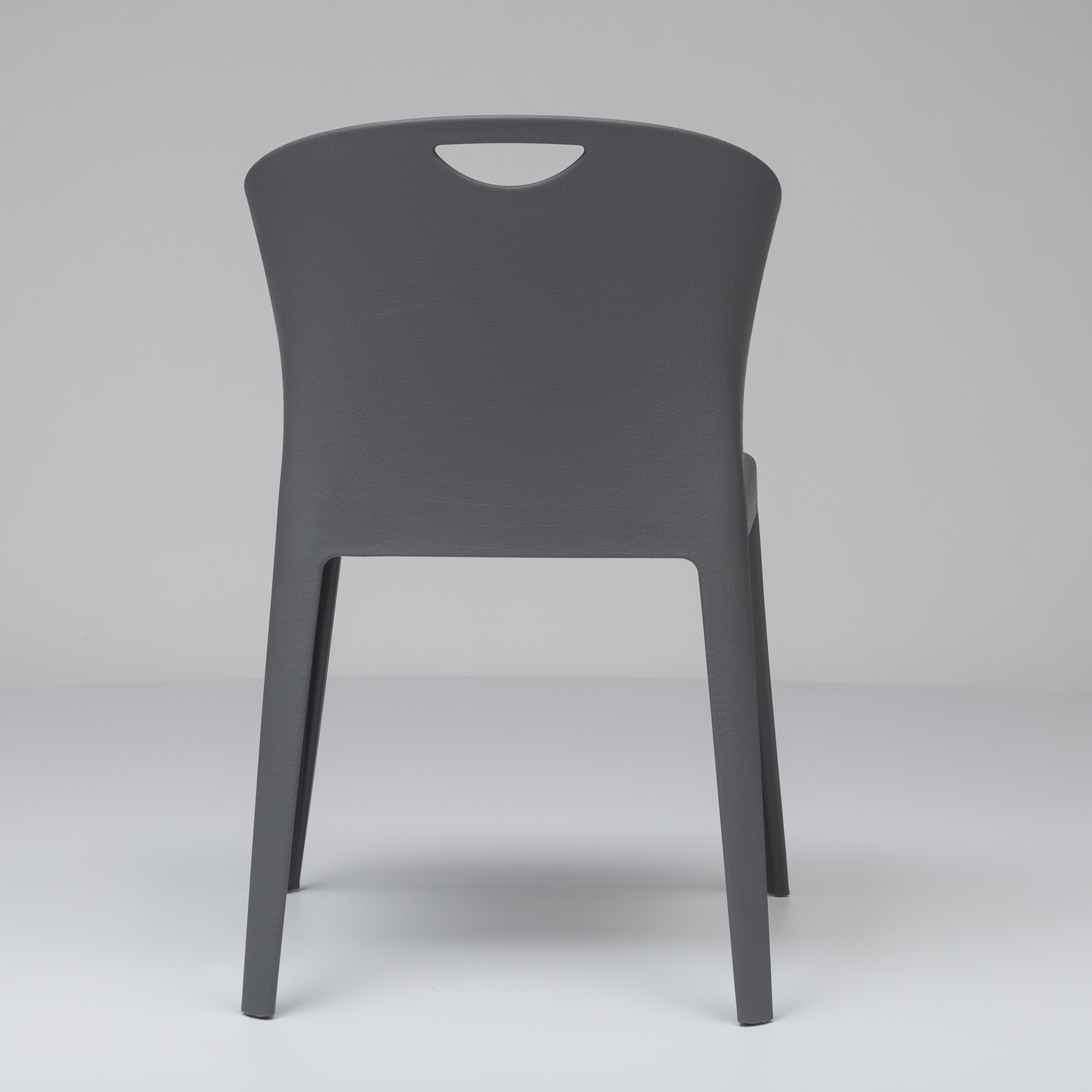 Durable Plastic Chair in Grey