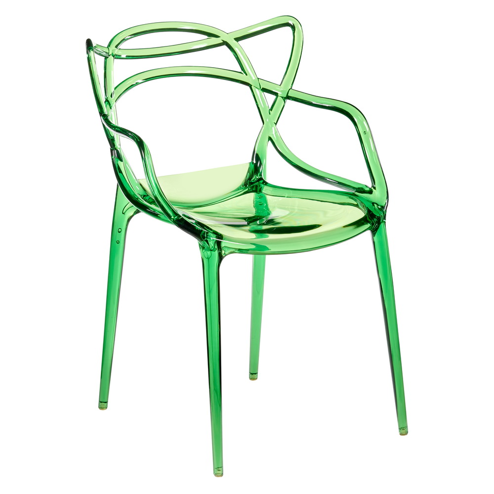 Modern Transparent Acrylic/PC Plastic Dining Armchair - Stackable Ghost Chair for Restaurant, Cafe & Home Use