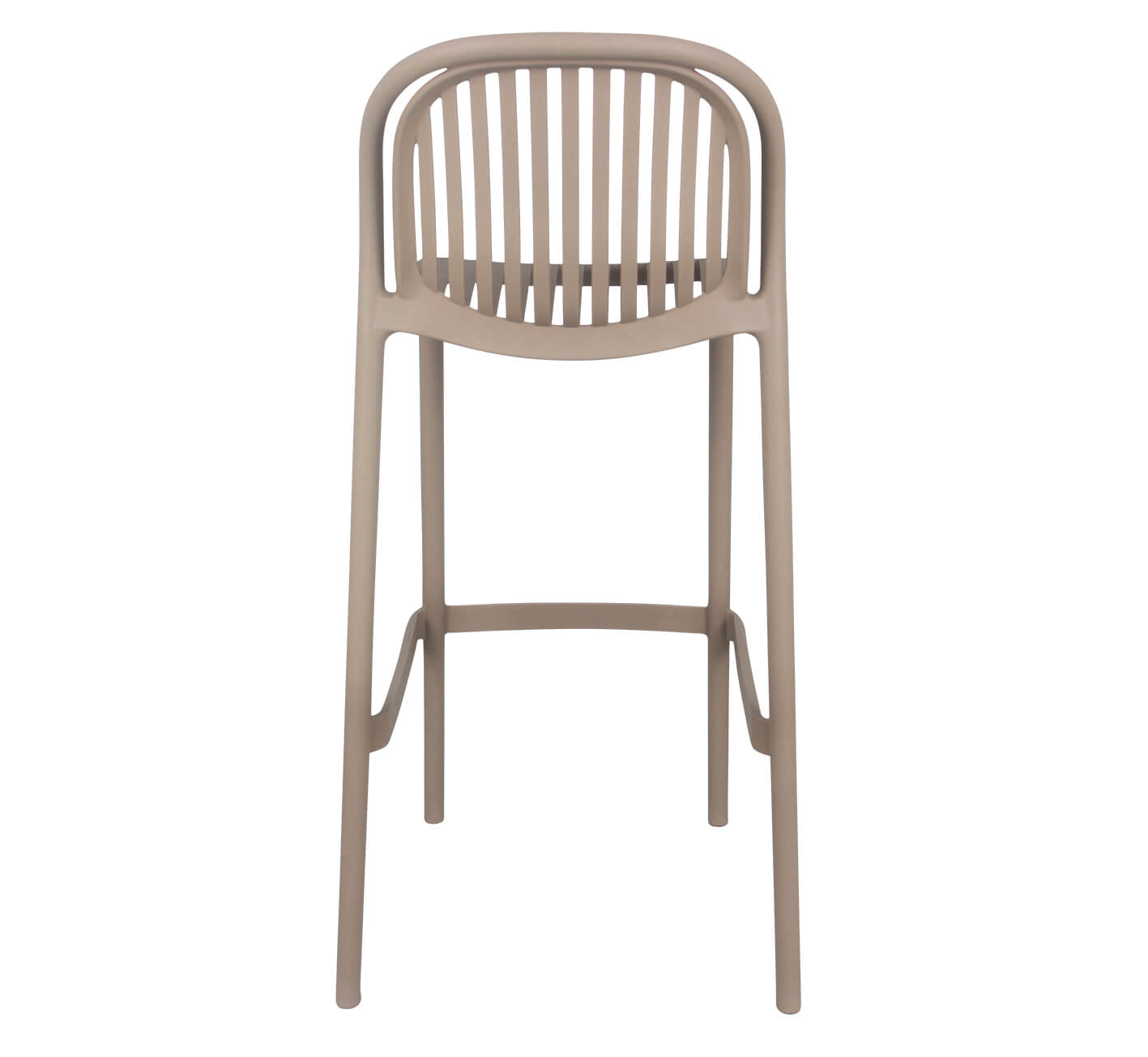 New design taupe pp bar chair-PP Chair