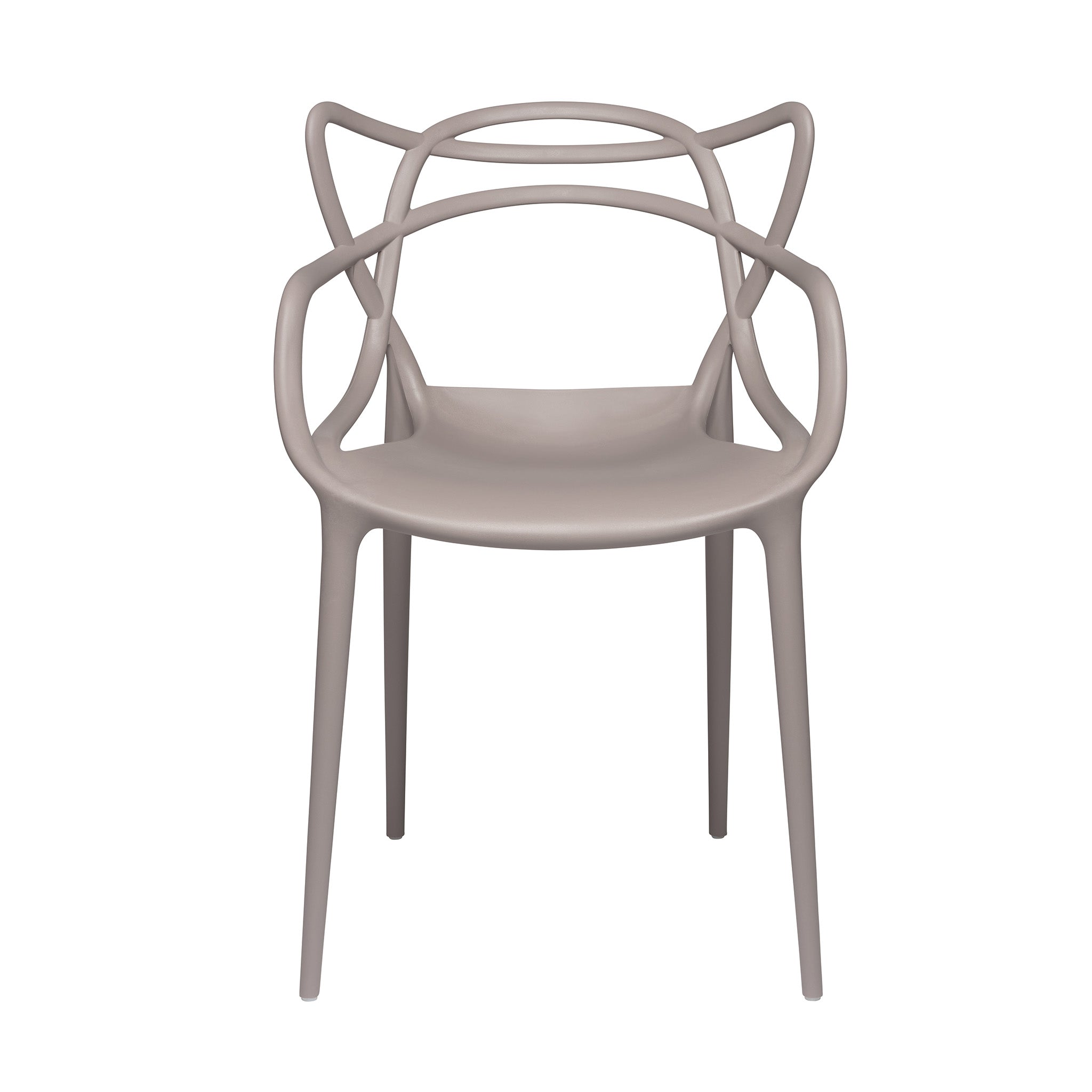 Masters Dining Chair Grey Plastic-PP Chair