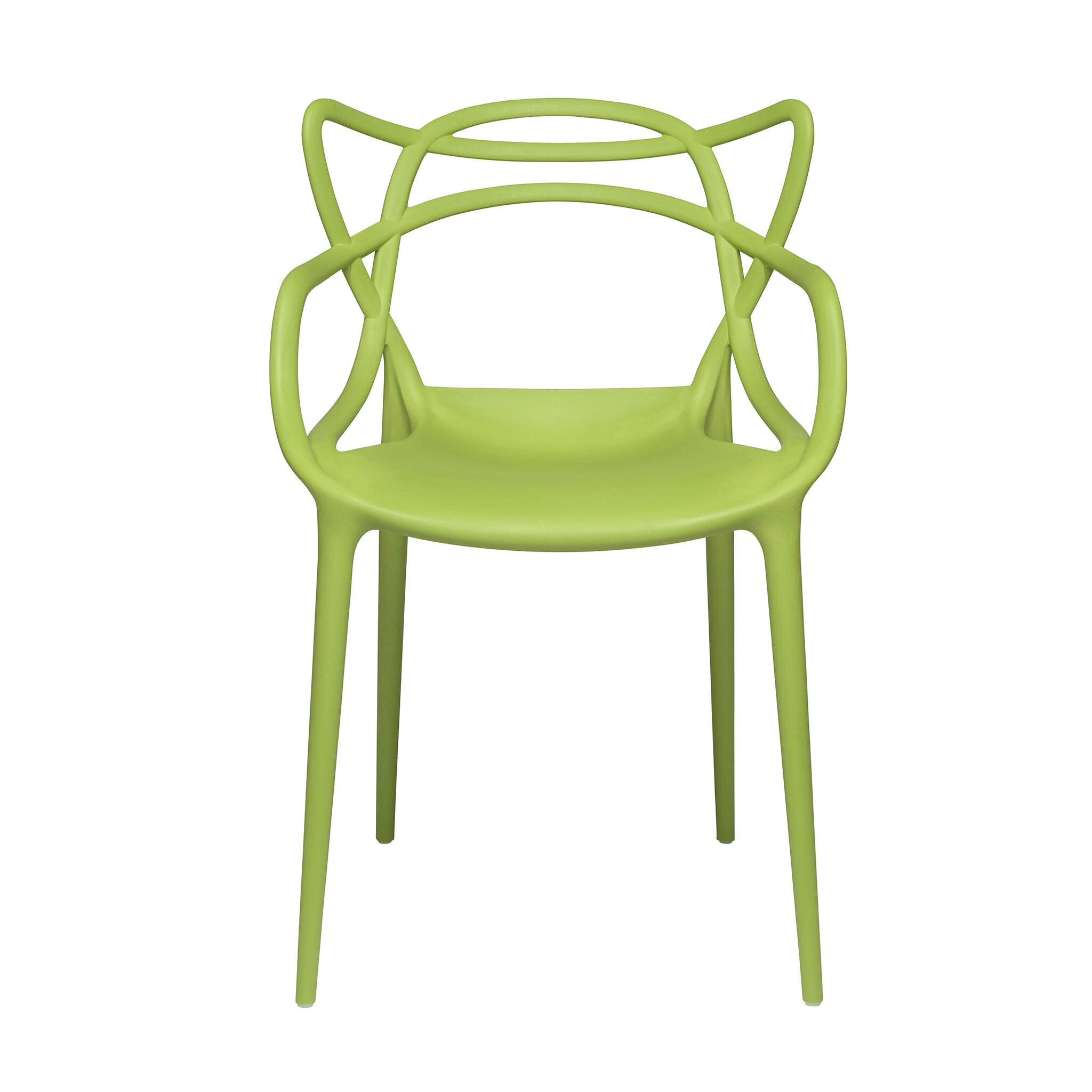 Masters Dining Chair Green Plastic-PP Chair