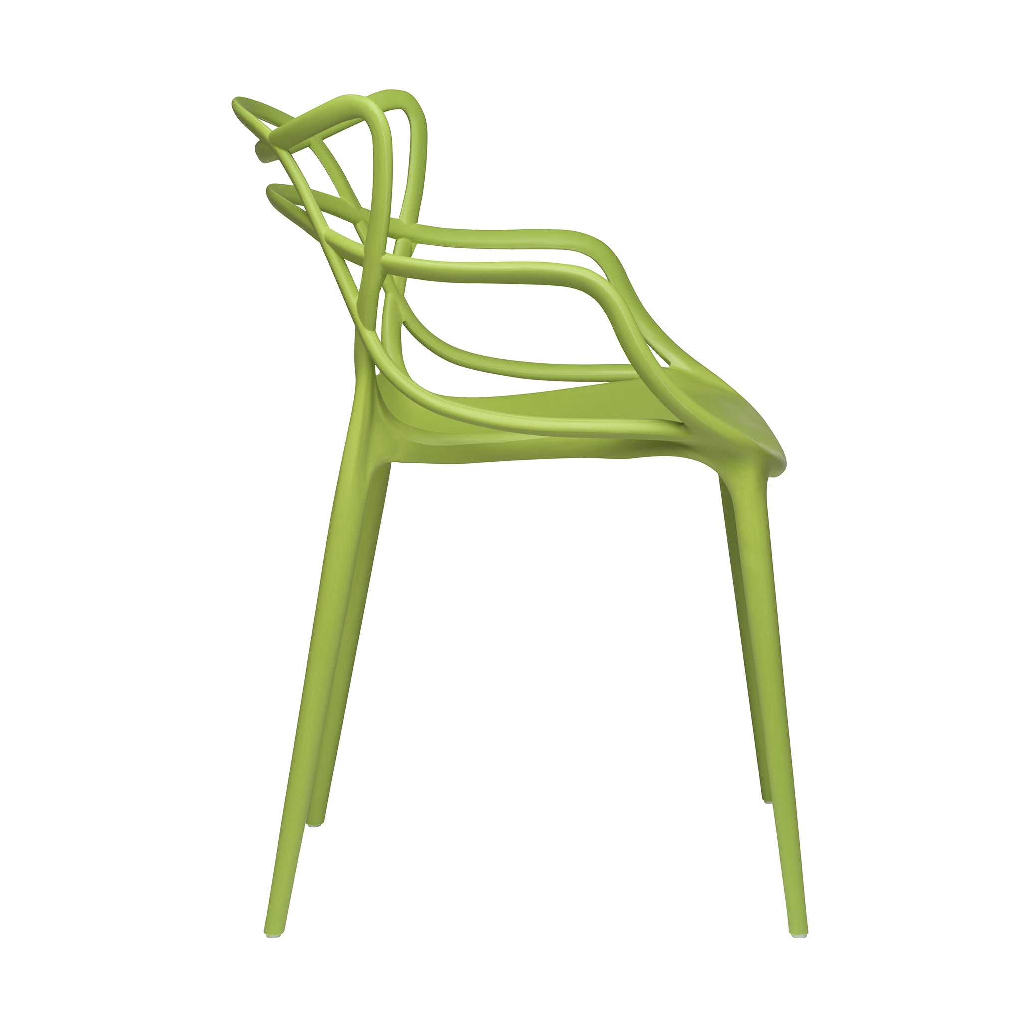Masters Dining Chair Green Plastic-PP Chair