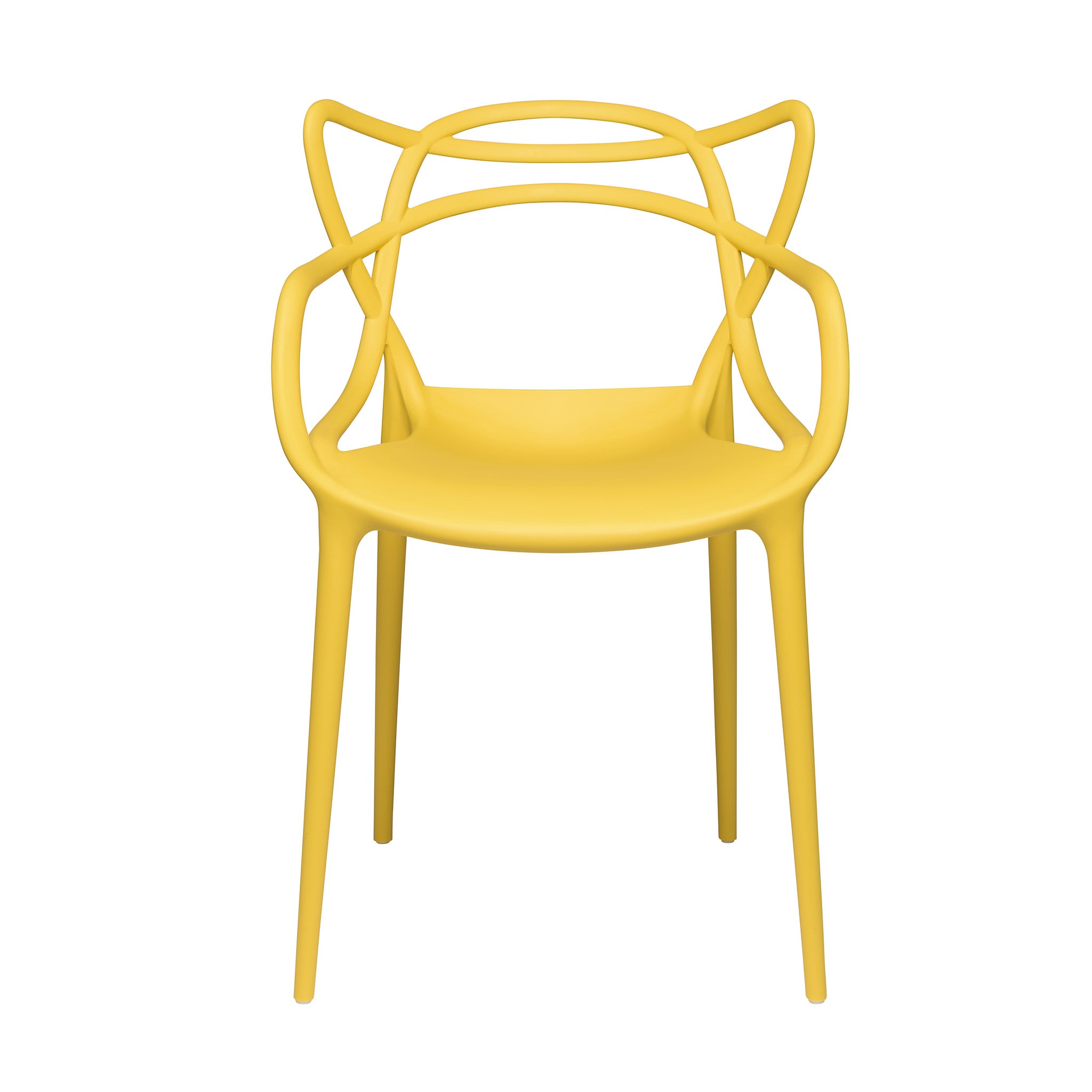Masters Dining Chair Yellow Plastic-PP Chair