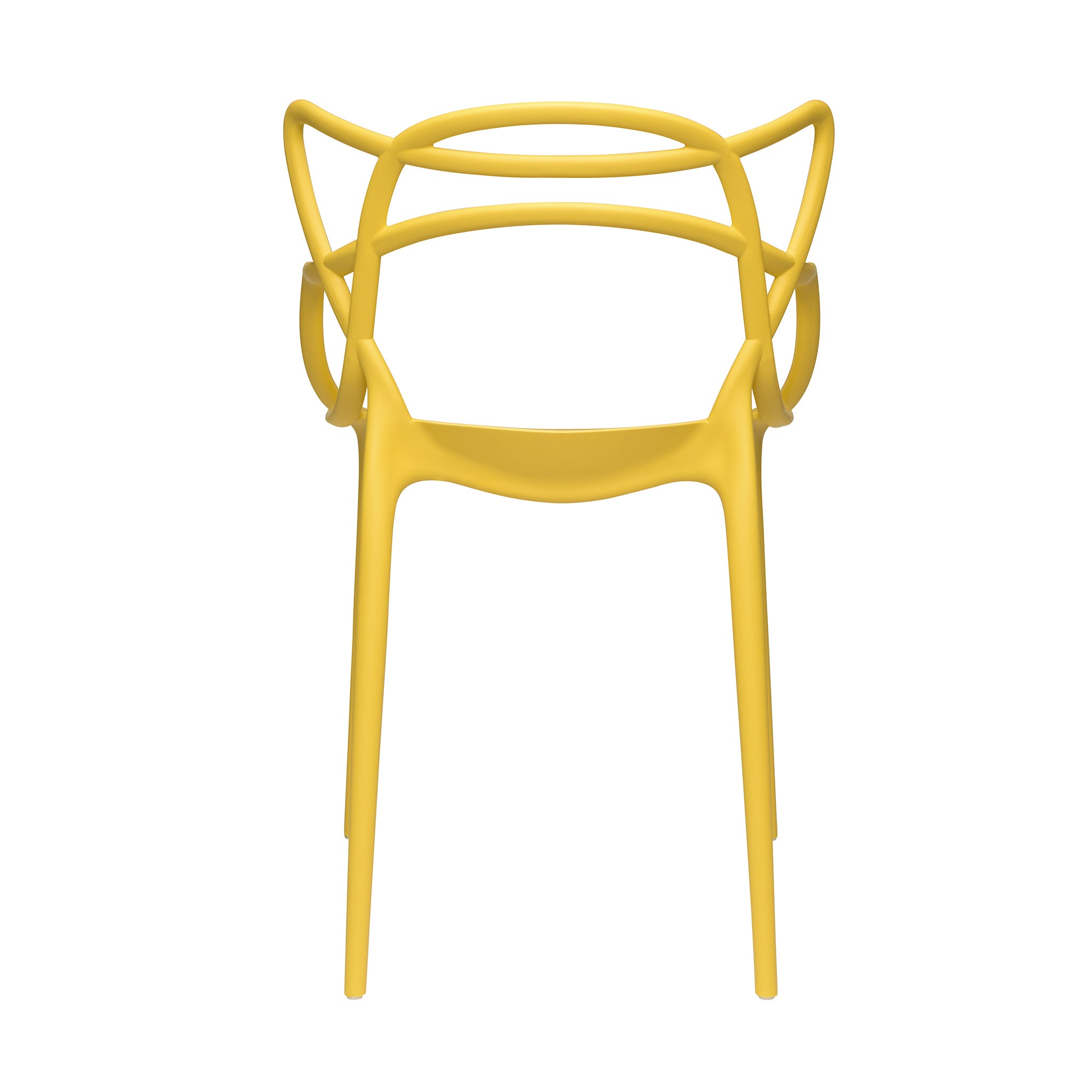 Masters Dining Chair Yellow Plastic-PP Chair