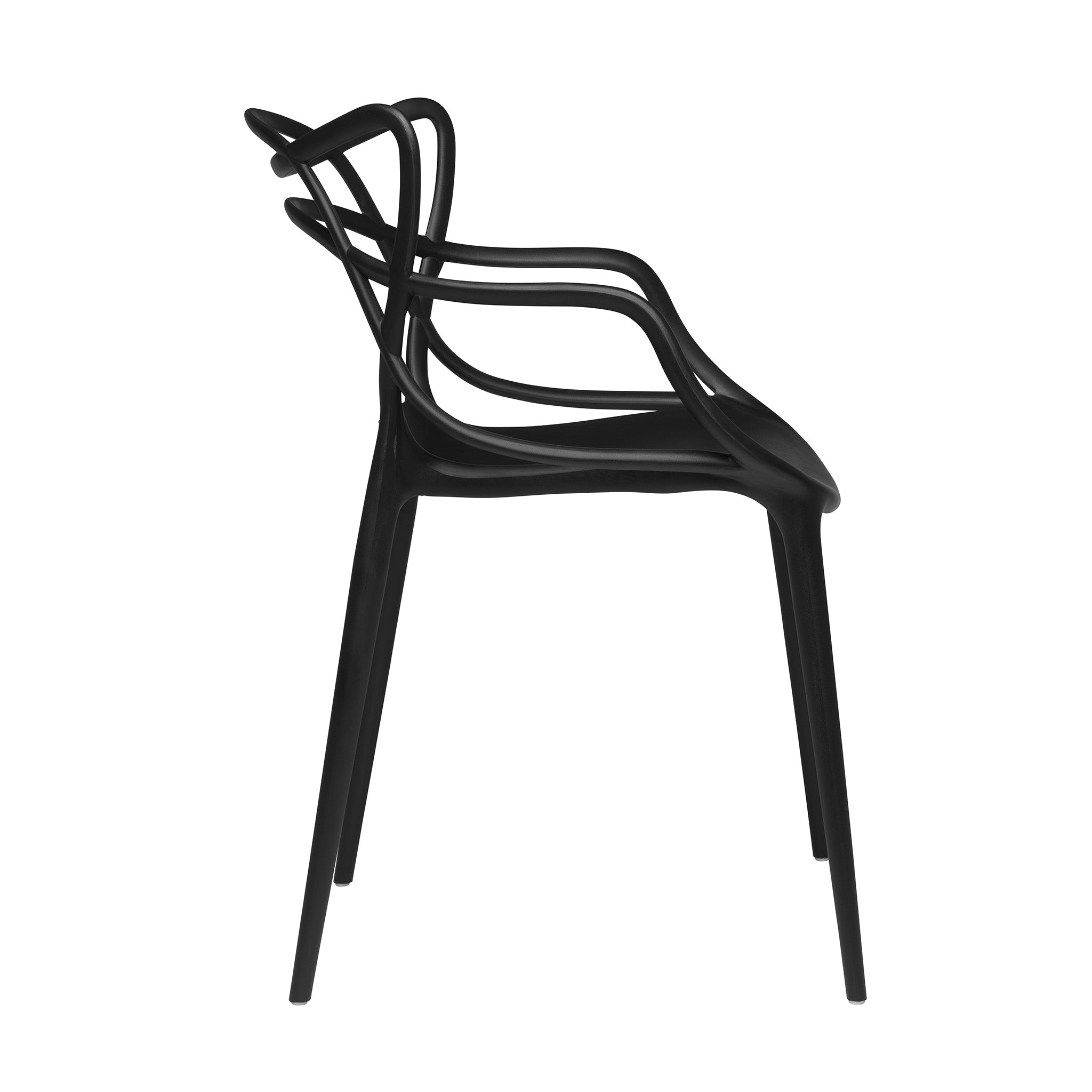 Masters Dining Chair Black Plastic-PP Chair