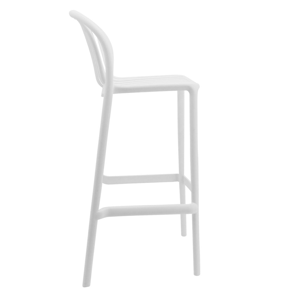New design white pp bar chair-PP Chair