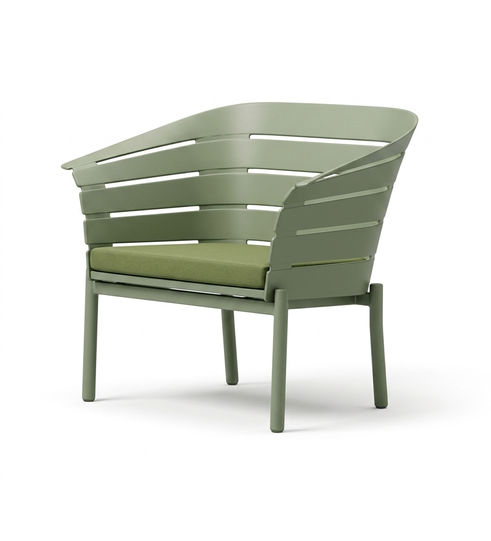 Modern Polypropylene Lounge Chair | PP Outdoor Armchair Manufacturer China